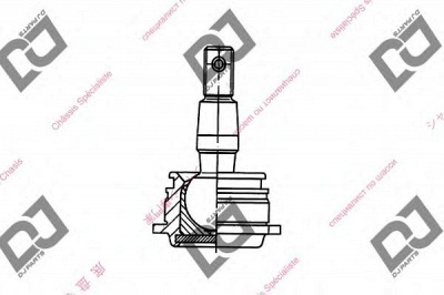 DJ PARTS db1046 -  Несущий / направляющий шарнир